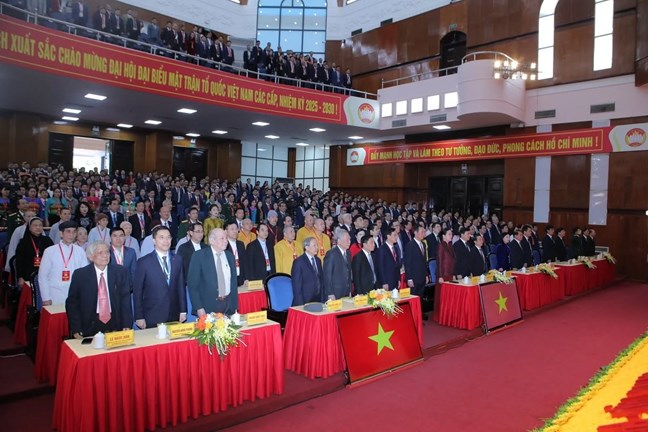 Bà Hà Thị Nga dự Đại hội đại biểu MTTQ Việt Nam tỉnh Thanh Hóa lần thứ XVI- Ảnh 1.