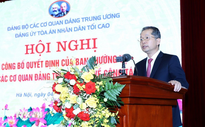 Ông Nguyễn Văn Quảng giữ chức Bí thư Đảng ủy Tòa án Nhân dân tối cao- Ảnh 2.