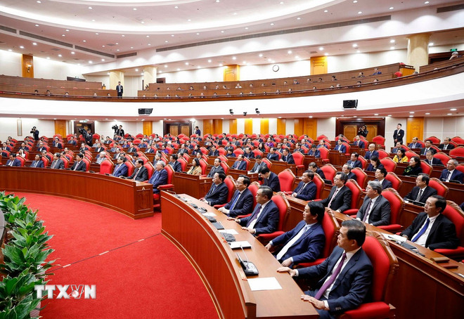 Bế mạc Hội nghị lần thứ 14 Ban Chấp hành Trung ương Đảng khóa XIII- Ảnh 3. Bế mạc Hội nghị lần thứ 14 Ban Chấp hành Trung ương Đảng khóa XIII- Ảnh 3.