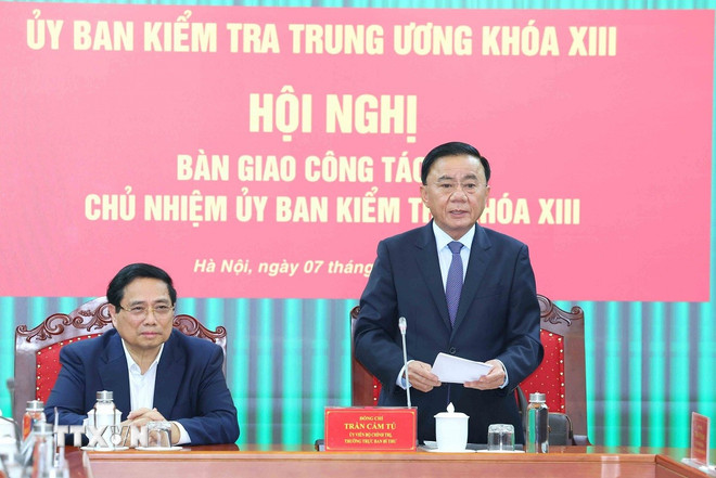 Bàn giao công tác của Chủ nhiệm Ủy ban Kiểm tra Trung ương- Ảnh 2.