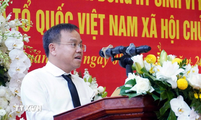 Quảng Trị: Truy điệu, an táng hài cốt các liệt sỹ hy sinh tại Hang Tám Cô- Ảnh 2.