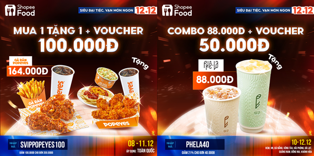 Lời mời dự sinh nhật 12.12: bạn chỉ việc ăn ngon, còn deal “sang xịn mịn” đã có ShopeeFood lo- Ảnh 1. Lời mời dự sinh nhật 12.12: bạn chỉ việc ăn ngon, còn deal “sang xịn mịn” đã có ShopeeFood lo- Ảnh 1.