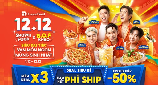 Lời mời dự sinh nhật 12.12: bạn chỉ việc ăn ngon, còn deal “sang xịn mịn” đã có ShopeeFood lo- Ảnh 2. Lời mời dự sinh nhật 12.12: bạn chỉ việc ăn ngon, còn deal “sang xịn mịn” đã có ShopeeFood lo- Ảnh 2.