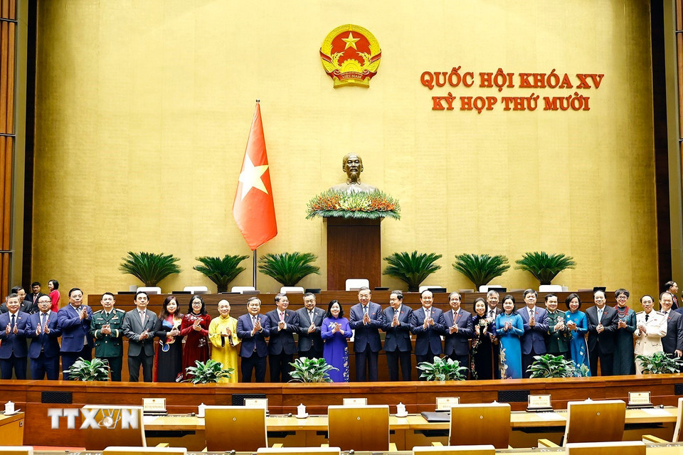 Toàn cảnh Phiên bế mạc Kỳ họp thứ 10, Quốc hội khóa XV- Ảnh 10.