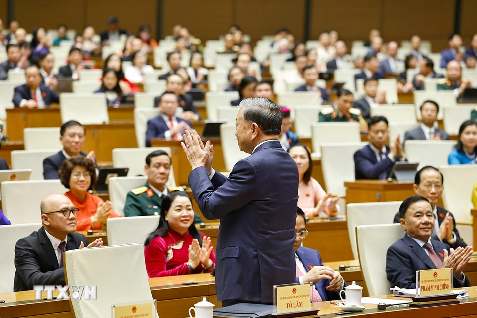 Toàn cảnh Phiên bế mạc Kỳ họp thứ 10, Quốc hội khóa XV- Ảnh 1.