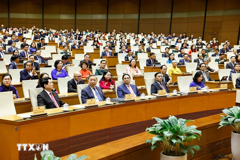 Toàn cảnh Phiên bế mạc Kỳ họp thứ 10, Quốc hội khóa XV- Ảnh 2.