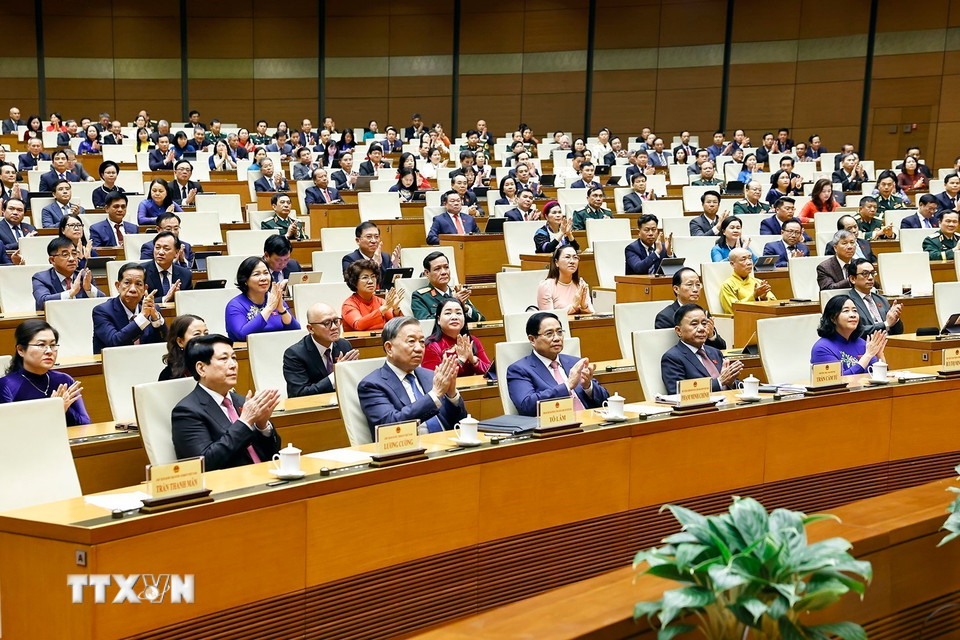 Toàn cảnh Phiên bế mạc Kỳ họp thứ 10, Quốc hội khóa XV- Ảnh 4.