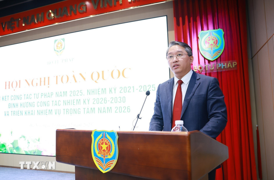 Thủ tướng dự Hội nghị toàn quốc tổng kết công tác Tư pháp năm 2025- Ảnh 3.