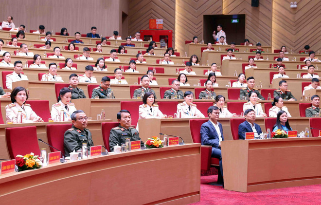 Gặp mặt đại biểu Đại hội các tổ chức chính trị - xã hội Bộ Công an- Ảnh 1.