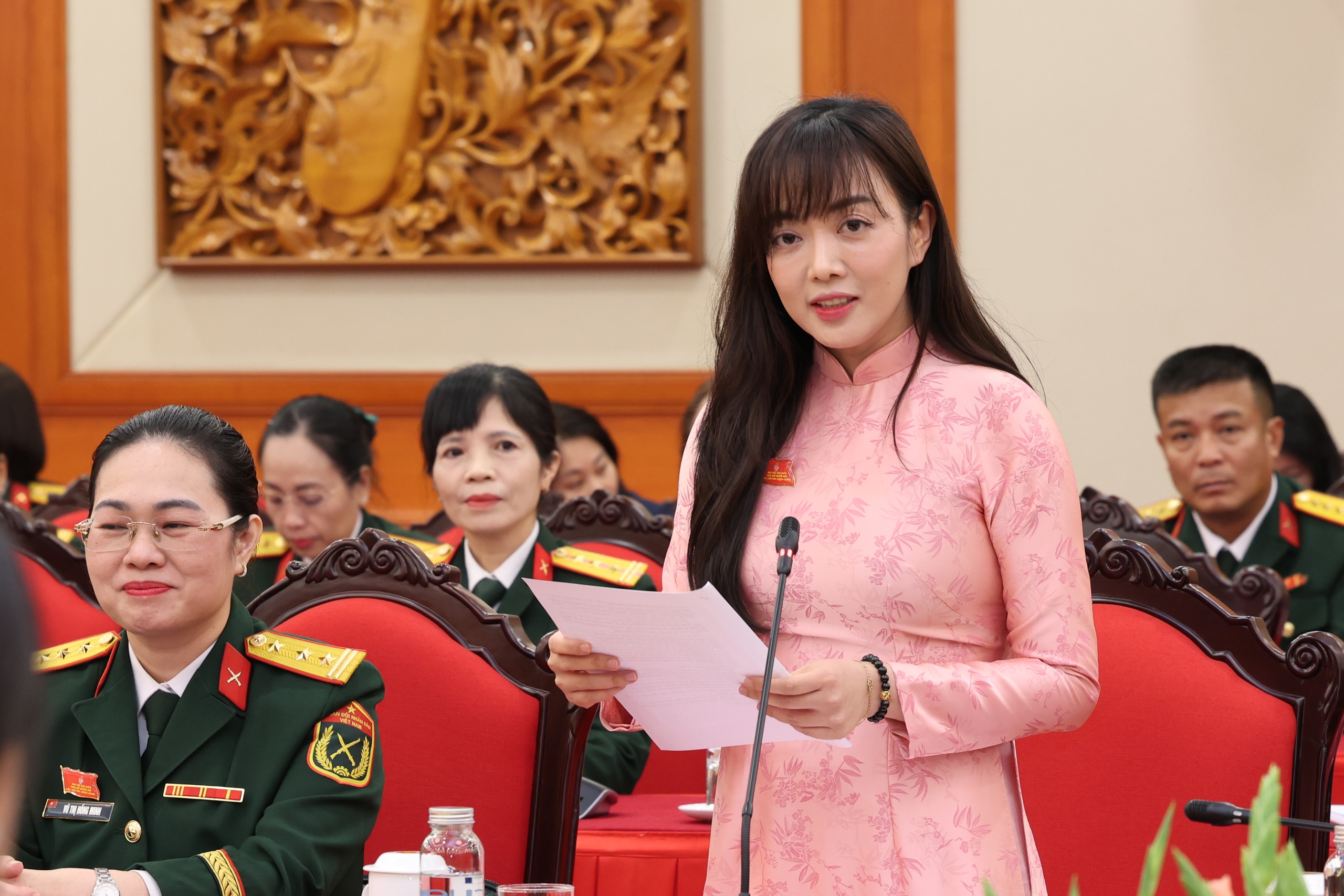 Tổng Bí thư Tô Lâm: Phấn đấu mỗi cá nhân phụ nữ Quân đội là một gương sáng- Ảnh 6. Tổng Bí thư Tô Lâm: Phấn đấu mỗi cá nhân phụ nữ Quân đội là một gương sáng- Ảnh 6.