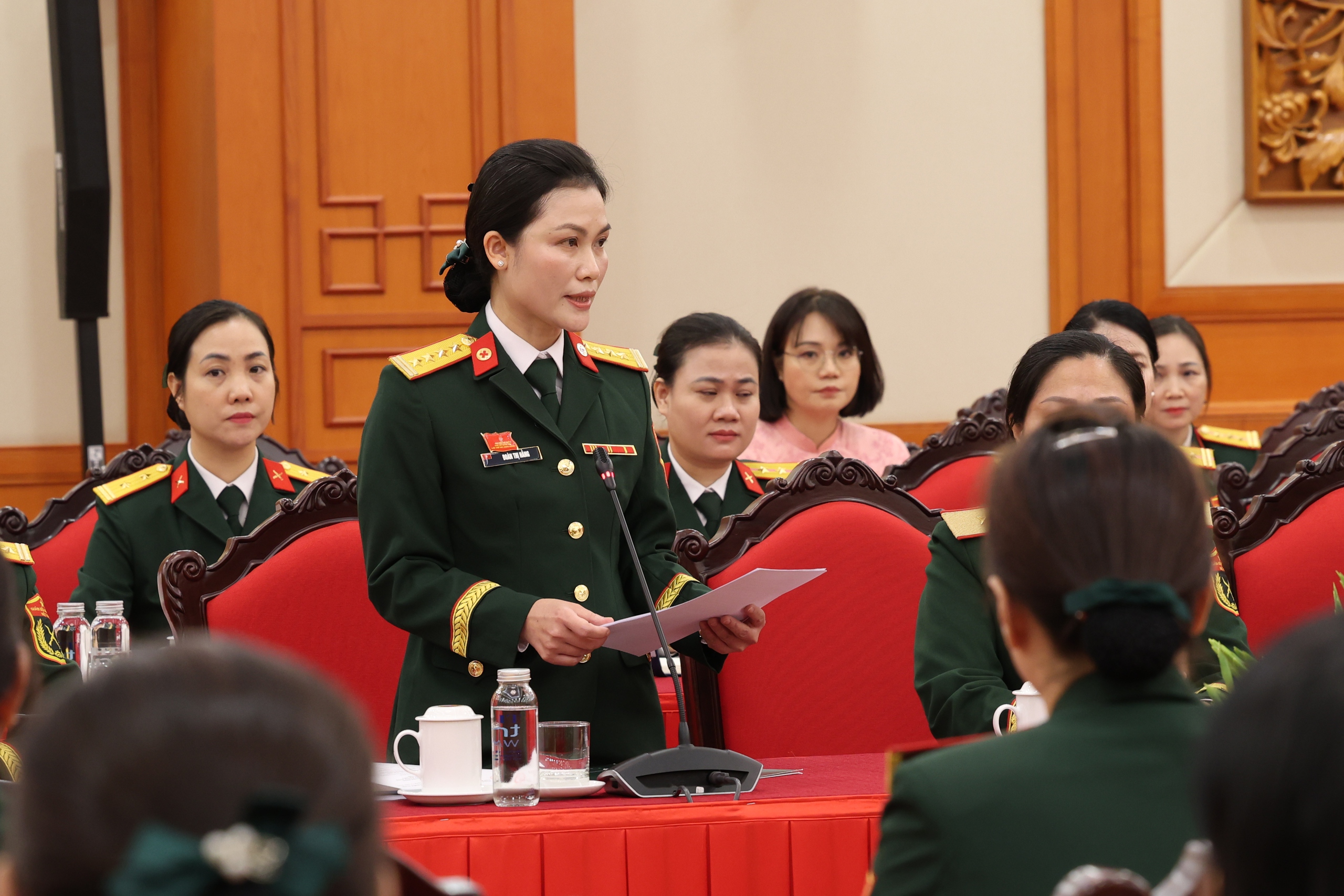 Tổng Bí thư Tô Lâm: Phấn đấu mỗi cá nhân phụ nữ Quân đội là một gương sáng- Ảnh 7. Tổng Bí thư Tô Lâm: Phấn đấu mỗi cá nhân phụ nữ Quân đội là một gương sáng- Ảnh 7.