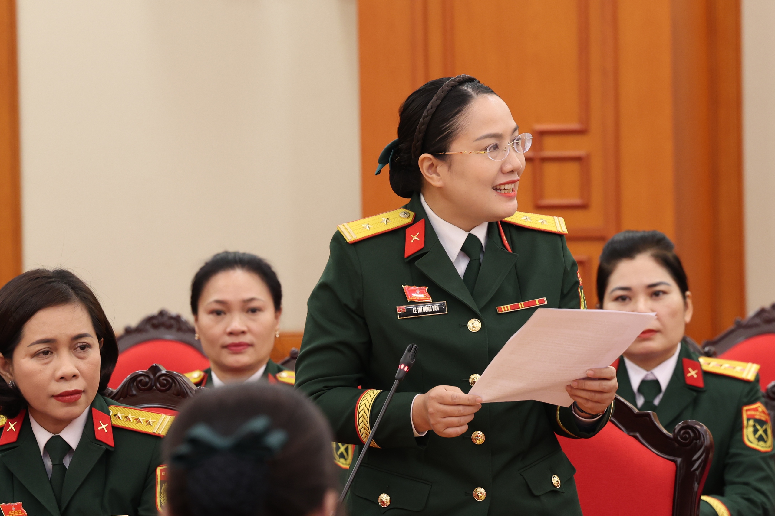 Tổng Bí thư Tô Lâm: Phấn đấu mỗi cá nhân phụ nữ Quân đội là một gương sáng- Ảnh 5. Tổng Bí thư Tô Lâm: Phấn đấu mỗi cá nhân phụ nữ Quân đội là một gương sáng- Ảnh 5.