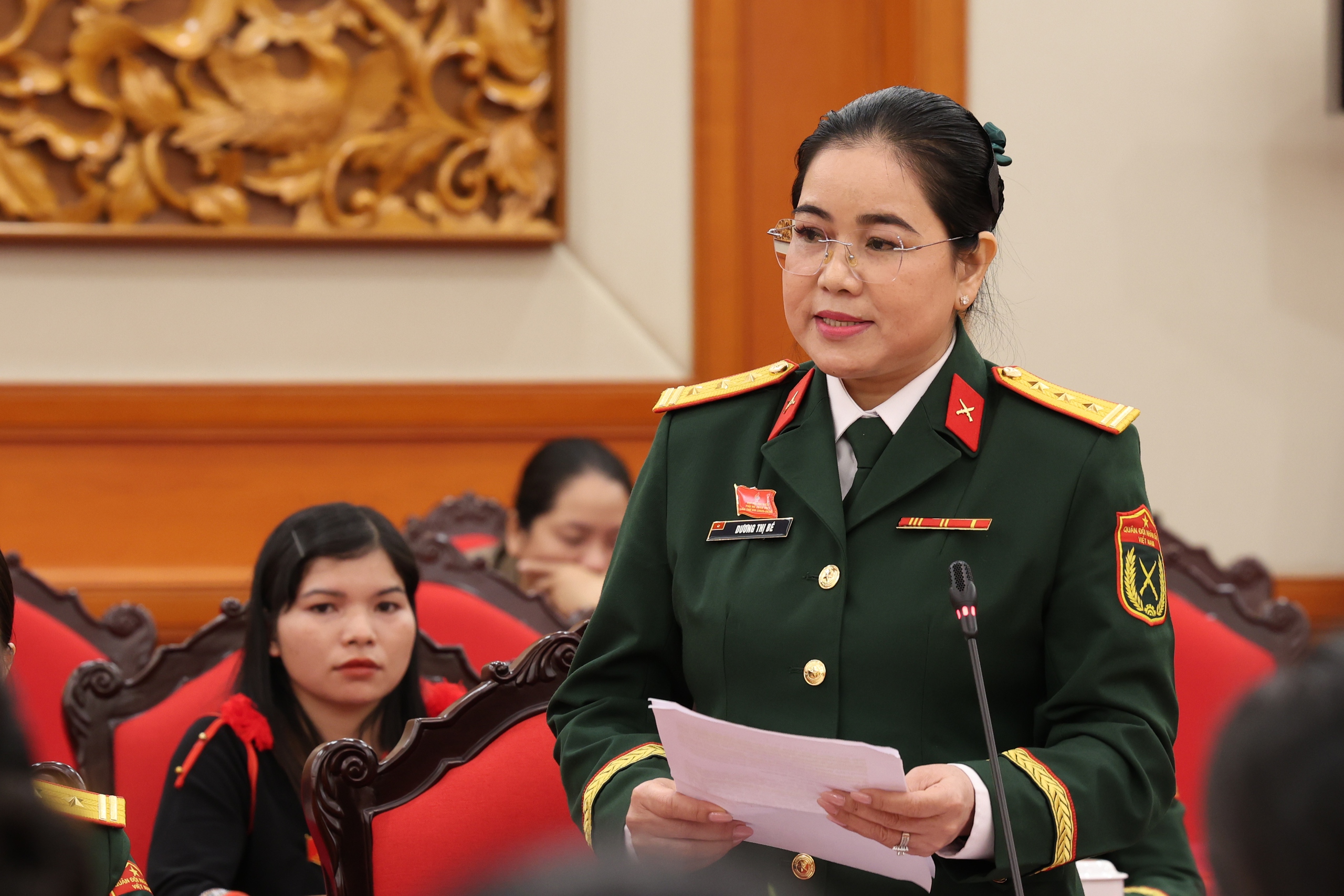 Tổng Bí thư Tô Lâm: Phấn đấu mỗi cá nhân phụ nữ Quân đội là một gương sáng- Ảnh 8. Tổng Bí thư Tô Lâm: Phấn đấu mỗi cá nhân phụ nữ Quân đội là một gương sáng- Ảnh 8.