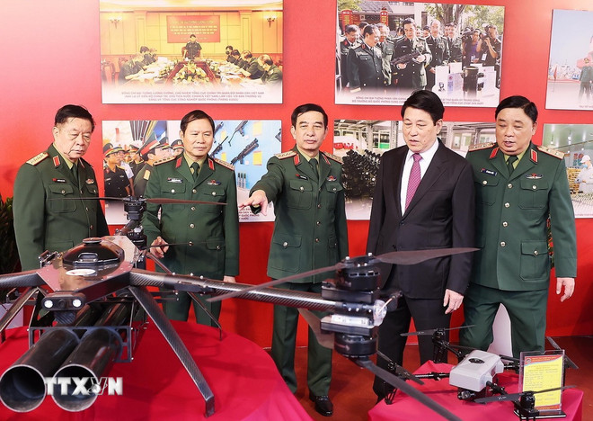 Chủ tịch nước: Triển khai các giải pháp xây nền quốc phòng toàn dân vững mạnh- Ảnh 1.