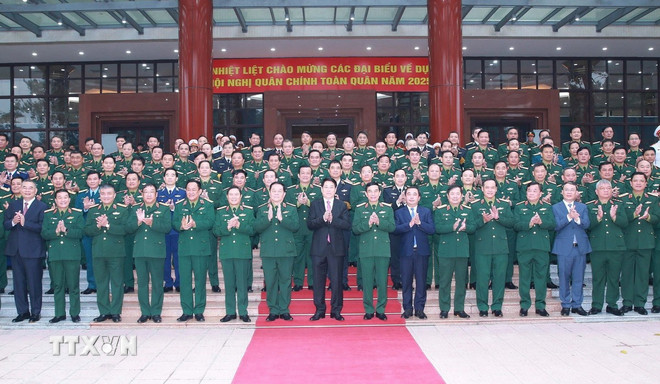 Chủ tịch nước: Triển khai các giải pháp xây nền quốc phòng toàn dân vững mạnh- Ảnh 4.