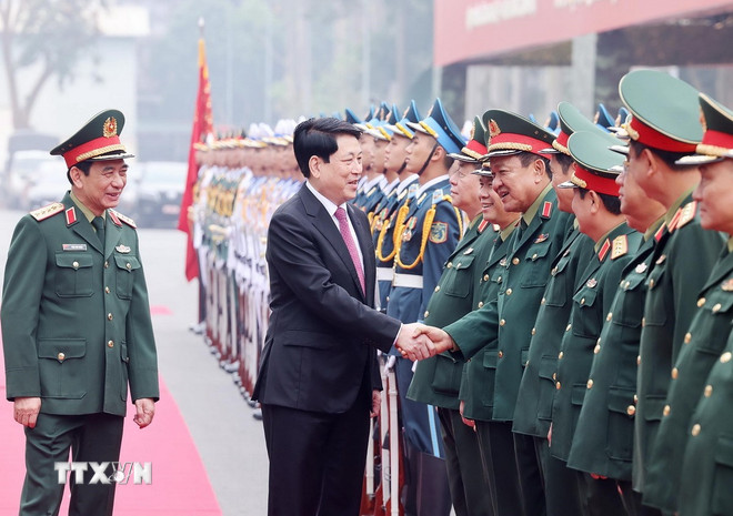 Chủ tịch nước: Triển khai các giải pháp xây nền quốc phòng toàn dân vững mạnh- Ảnh 2.