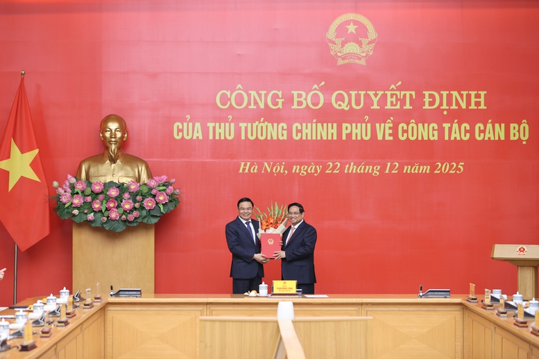 Thủ tướng trao Quyết định giao Quyền Bộ trưởng Bộ Công Thương cho ông Lê Mạnh Hùng- Ảnh 2.