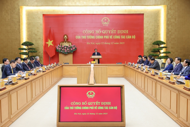 Thủ tướng trao Quyết định giao Quyền Bộ trưởng Bộ Công Thương cho ông Lê Mạnh Hùng- Ảnh 1.