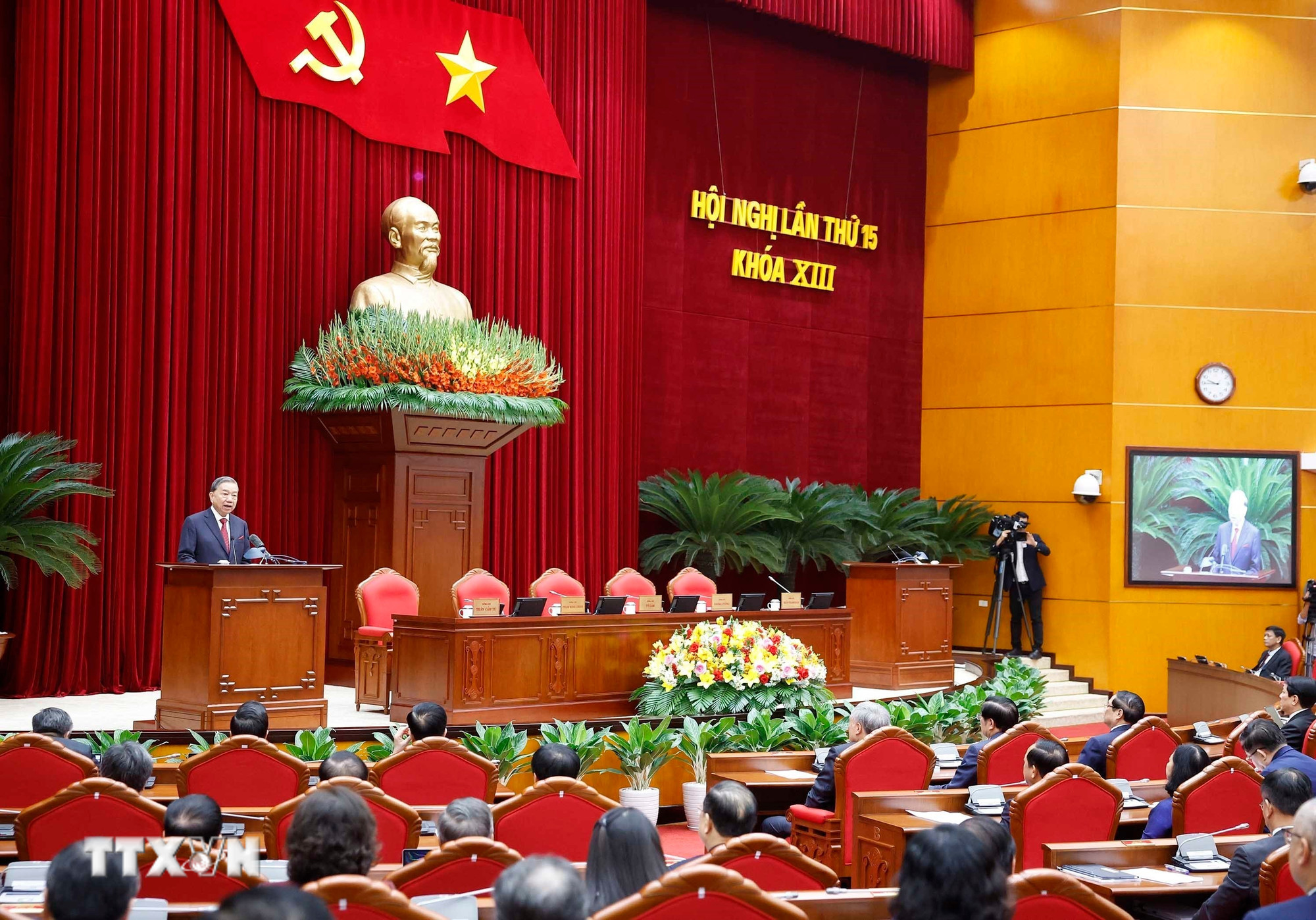 Toàn văn phát biểu của Tổng Bí thư Tô Lâm tại phiên bế mạc Hội nghị Trung ương lần thứ 15- Ảnh 1.