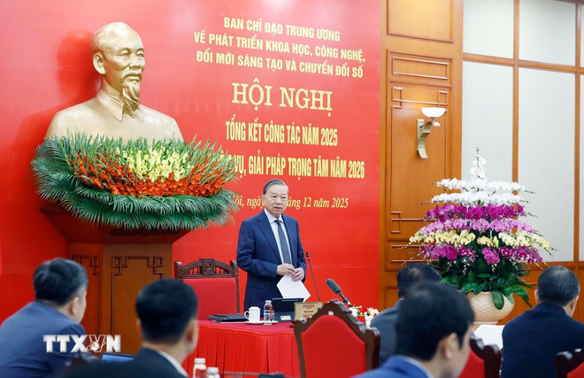 Tổng Bí thư Tô Lâm: Năm 2026 phải "hành động đột phá" về khoa học công nghệ và chuyển đổi số- Ảnh 2.