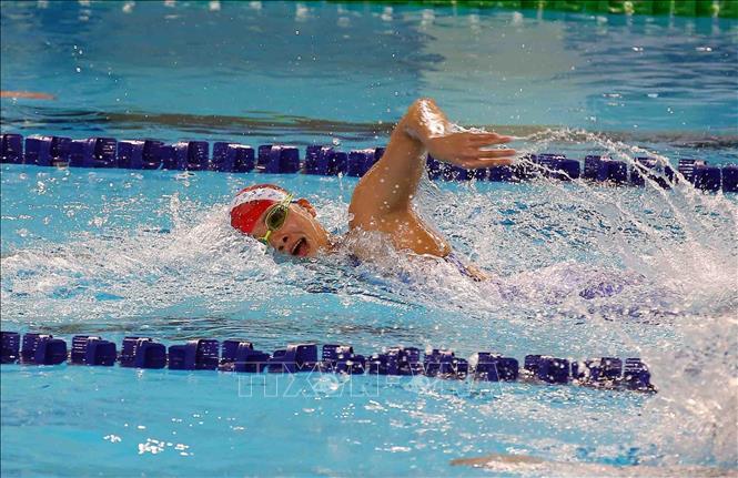 A person swimming in a pool  AI-generated content may be incorrect.