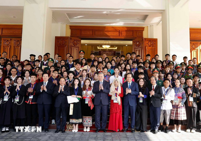 Tổng Bí thư: Công tác dân tộc là nhiệm vụ của cả hệ thống chính trị- Ảnh 1.