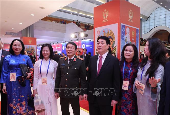 Tổng Bí thư Tô Lâm và Chủ tịch nước Lương Cường dự khai mạc Đại hội Thi đua yêu nước toàn quốc lần thứ XI- Ảnh 7.