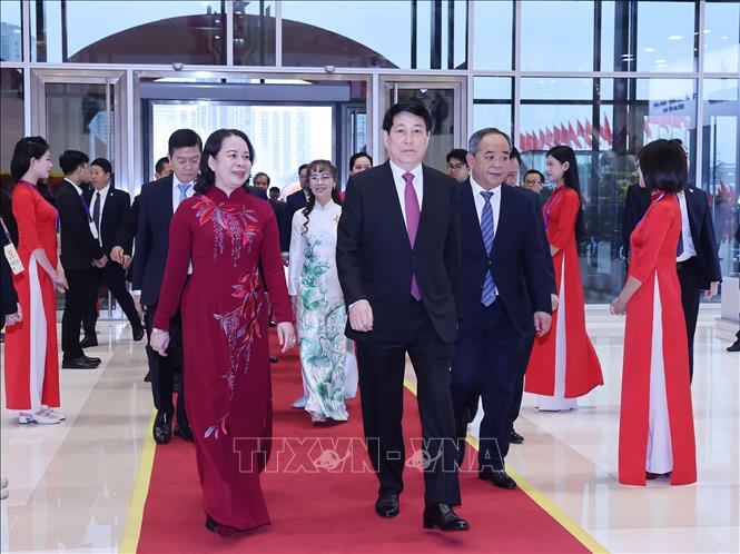 Tổng Bí thư Tô Lâm và Chủ tịch nước Lương Cường dự khai mạc Đại hội Thi đua yêu nước toàn quốc lần thứ XI- Ảnh 6.