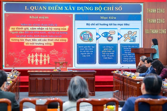 Nghiên cứu hoàn thiện cấu trúc, thành phần Bộ chỉ số Niềm tin xã hội cấp tỉnh- Ảnh 4.