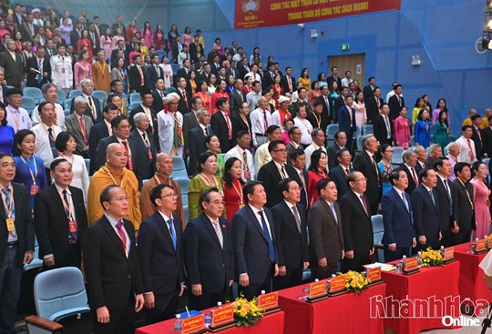 Phó Chủ tịch Hoàng Công Thủy dự Đại hội đại biểu MTTQ Việt Nam tỉnh Khánh Hòa lần thứ I, nhiệm kỳ 2025-2030- Ảnh 1.