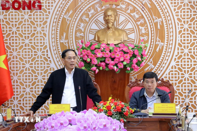 Phó Thủ tướng Bùi Thanh Sơn làm việc tại tỉnh Lâm Đồng về khắc phục thiên tai- Ảnh 1.