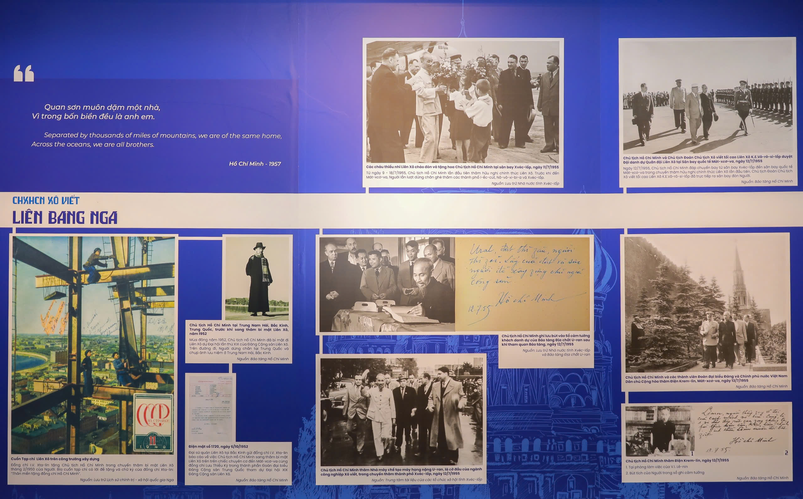 Trưng bày 300 tư liệu ghi dấu hành trình cách mạng của Chủ tịch Hồ Chí Minh ở nước Nga- Ảnh 4. Trưng bày 300 tư liệu ghi dấu hành trình cách mạng của Chủ tịch Hồ Chí Minh ở nước Nga- Ảnh 4.