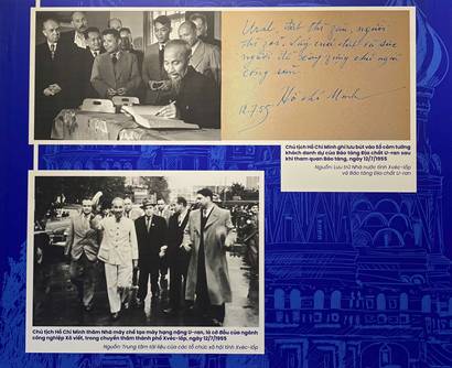 Trưng bày 300 tư liệu ghi dấu hành trình cách mạng của Chủ tịch Hồ Chí Minh ở nước Nga- Ảnh 5. Trưng bày 300 tư liệu ghi dấu hành trình cách mạng của Chủ tịch Hồ Chí Minh ở nước Nga- Ảnh 5.