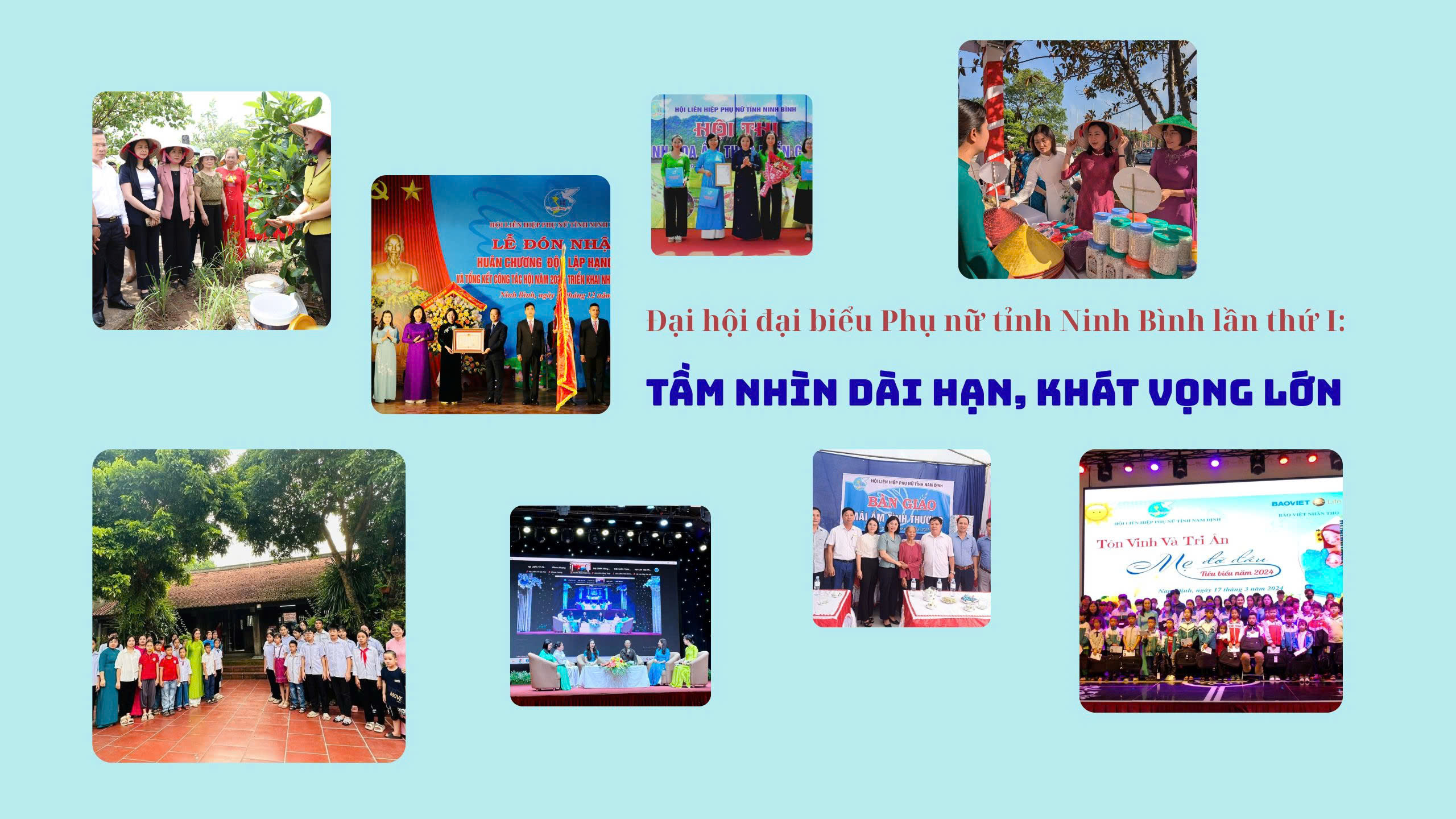 Đại hội đại biểu Phụ nữ tỉnh Ninh Bình lần thứ I, nhiệm kỳ 2025-2030: Tầm nhìn dài hạn, khát vọng lớn