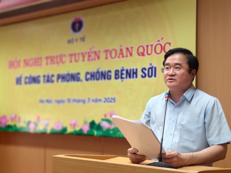 Bộ Y tế họp khẩn liên quan đến bệnh sởi- Ảnh 1. Bộ Y tế họp khẩn liên quan đến bệnh sởi- Ảnh 1.