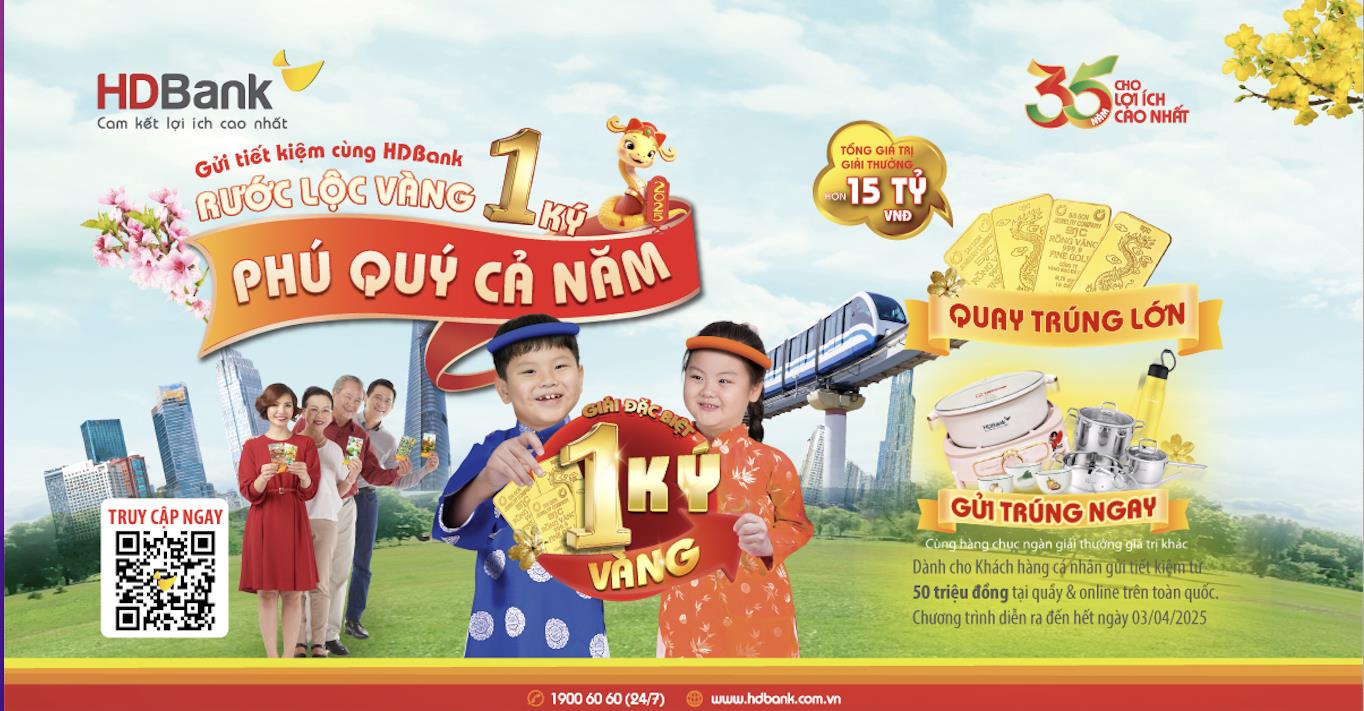 Trước thềm đại lễ 30/4, HDBank tìm ra chủ nhân 1 ký vàng SJC và 16 khách hàng trúng thưởng- Ảnh 2. Trước thềm đại lễ 30/4, HDBank tìm ra chủ nhân 1 ký vàng SJC và 16 khách hàng trúng thưởng- Ảnh 2.