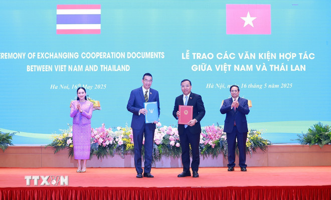Tuyên bố chung Việt Nam-Thái Lan về nâng cấp lên Đối tác Chiến lược Toàn diện- Ảnh 2. Tuyên bố chung Việt Nam-Thái Lan về nâng cấp lên Đối tác Chiến lược Toàn diện- Ảnh 2.