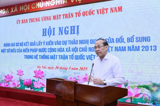 Ủy ban TƯ MTTQ Việt Nam đánh giá sơ bộ kết quả lấy ý kiến vào dự thảo Nghị quyết sửa đổi, bổ sung một số điều của Hiến pháp năm 2013- Ảnh 3. Ủy ban TƯ MTTQ Việt Nam đánh giá sơ bộ kết quả lấy ý kiến vào dự thảo Nghị quyết sửa đổi, bổ sung một số điều của Hiến pháp năm 2013- Ảnh 3.