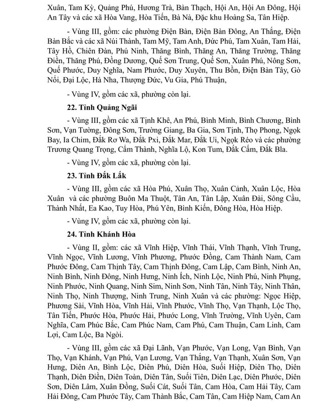 Sắp xếp lại 4 vùng tính lương tối thiểu sau khi sáp nhập xã, tỉnh từ ngày 1/7- Ảnh 6. Sắp xếp lại 4 vùng tính lương tối thiểu sau khi sáp nhập xã, tỉnh từ ngày 1/7- Ảnh 6.