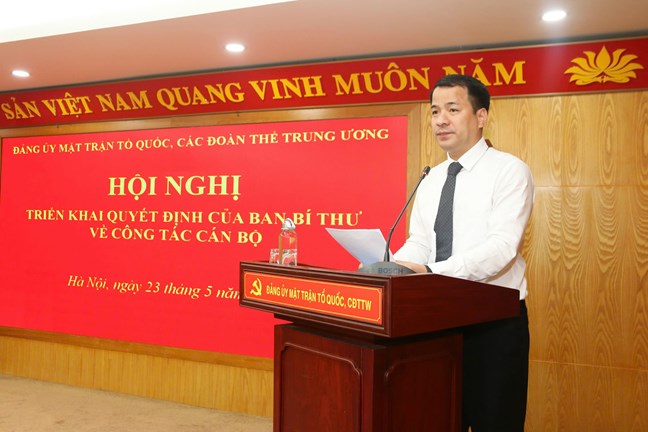 Ông Ngô Văn Cương giữ chức Phó Bí thư chuyên trách Đảng ủy MTTQ, các đoàn thể Trung ương- Ảnh 7. Ông Ngô Văn Cương giữ chức Phó Bí thư chuyên trách Đảng ủy MTTQ, các đoàn thể Trung ương- Ảnh 7.