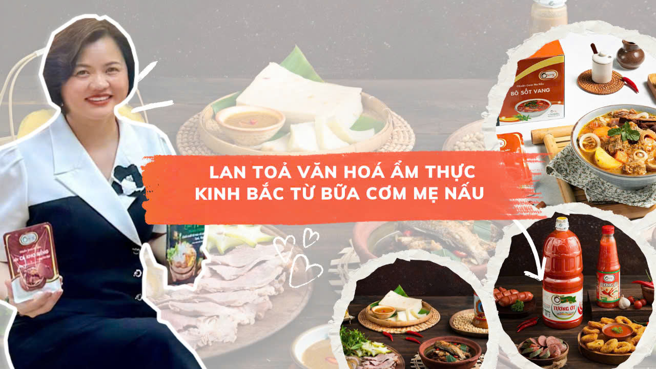 Lan tỏa văn hóa ẩm thực Kinh Bắc từ bữa cơm mẹ nấu