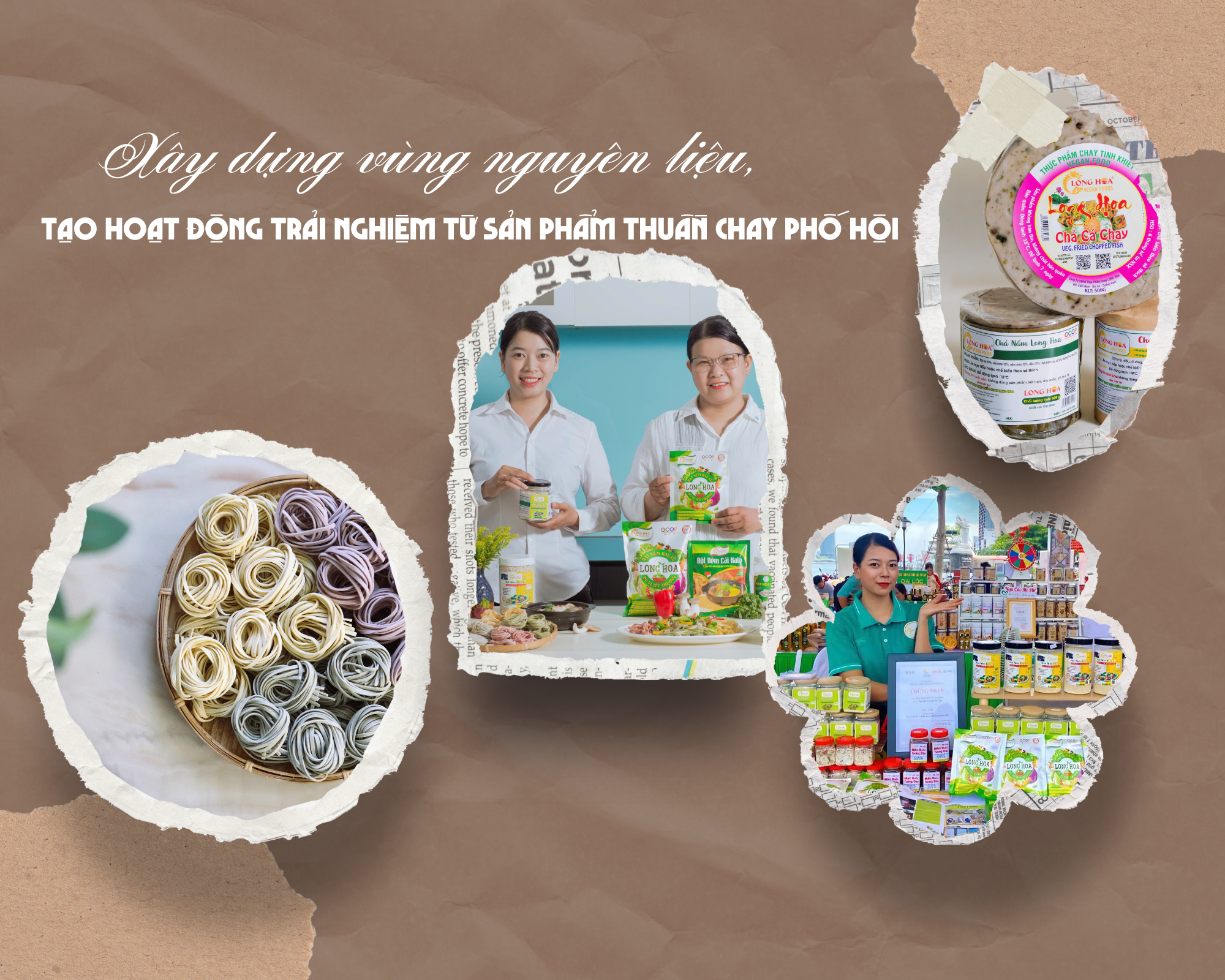 Xây dựng vùng nguyên liệu, tạo hoạt động trải nghiệm từ sản phẩm thuần chay phố Hội