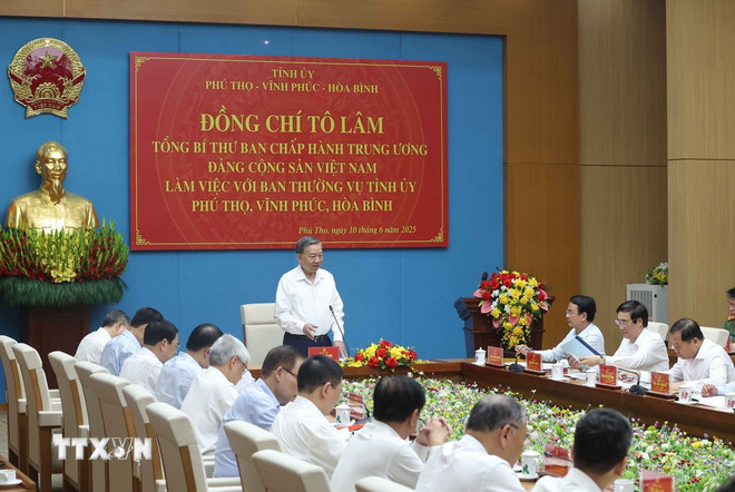 Tổng Bí thư: Phát triển hành lang kinh tế xuyên suốt đồng bằng-trung du-miền núi- Ảnh 2. Tổng Bí thư: Phát triển hành lang kinh tế xuyên suốt đồng bằng-trung du-miền núi- Ảnh 2.