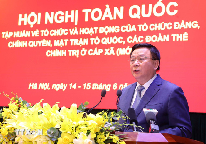 Hội nghị tập huấn hoạt động của Mặt trận Tổ quốc và các đoàn thể chính trị cấp xã mới- Ảnh 1. Hội nghị tập huấn hoạt động của Mặt trận Tổ quốc và các đoàn thể chính trị cấp xã mới- Ảnh 1.
