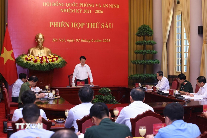 Chủ tịch nước Lương Cường: Không để bị động, bất ngờ về an ninh quốc phòng- Ảnh 1. Chủ tịch nước Lương Cường: Không để bị động, bất ngờ về an ninh quốc phòng- Ảnh 1.