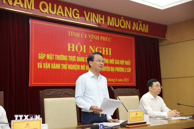 Vĩnh Phúc vận hành thử nghiệm hoạt động của các xã, phường thành lập mới- Ảnh 1. Vĩnh Phúc vận hành thử nghiệm hoạt động của các xã, phường thành lập mới- Ảnh 1.