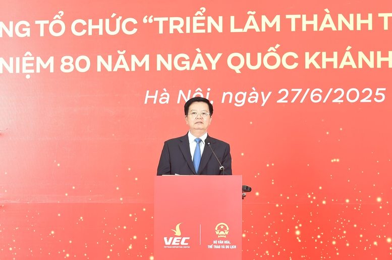 Bảo đảm triển lãm thành tựu kinh tế-xã hội nhân kỷ niệm 80 năm ngày Quốc khánh diễn ra an toàn, thành công- Ảnh 1. Bảo đảm triển lãm thành tựu kinh tế-xã hội nhân kỷ niệm 80 năm ngày Quốc khánh diễn ra an toàn, thành công- Ảnh 1.