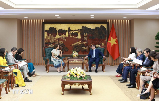 Thủ tướng đề nghị UNESCO tiếp tục ghi danh và bảo tồn di sản văn hóa Việt Nam- Ảnh 1. Thủ tướng đề nghị UNESCO tiếp tục ghi danh và bảo tồn di sản văn hóa Việt Nam- Ảnh 1.