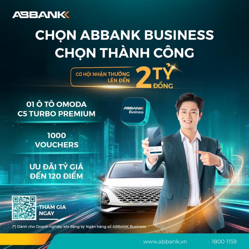 ABBANK khuyến khích doanh nghiệp vừa và nhỏ giao dịch số với loạt ưu đãi chưa từng có- Ảnh 1. ABBANK khuyến khích doanh nghiệp vừa và nhỏ giao dịch số với loạt ưu đãi chưa từng có- Ảnh 1.