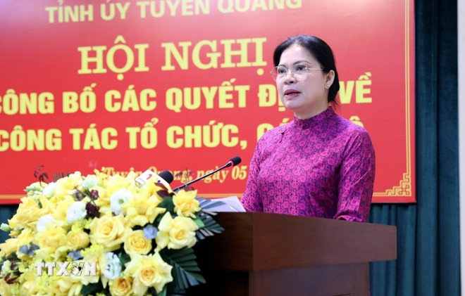 Ông Ma Thế Hồng giữ chức Phó Bí thư Tỉnh ủy Tuyên Quang- Ảnh 1. Ông Ma Thế Hồng giữ chức Phó Bí thư Tỉnh ủy Tuyên Quang- Ảnh 1.